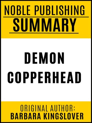 Summary of Demon copperhead by Barbara kingsolver {Noble Publishing} - ebook